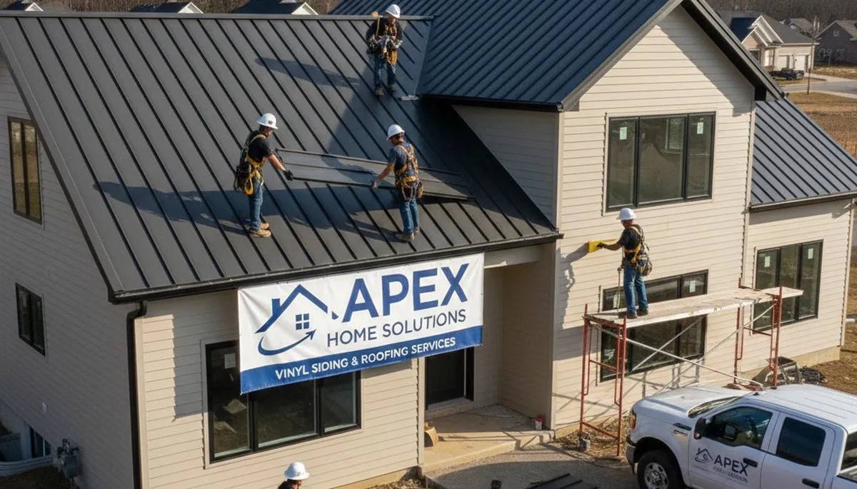 Professional roof installation by vinyl siding experts in Columbus, OH