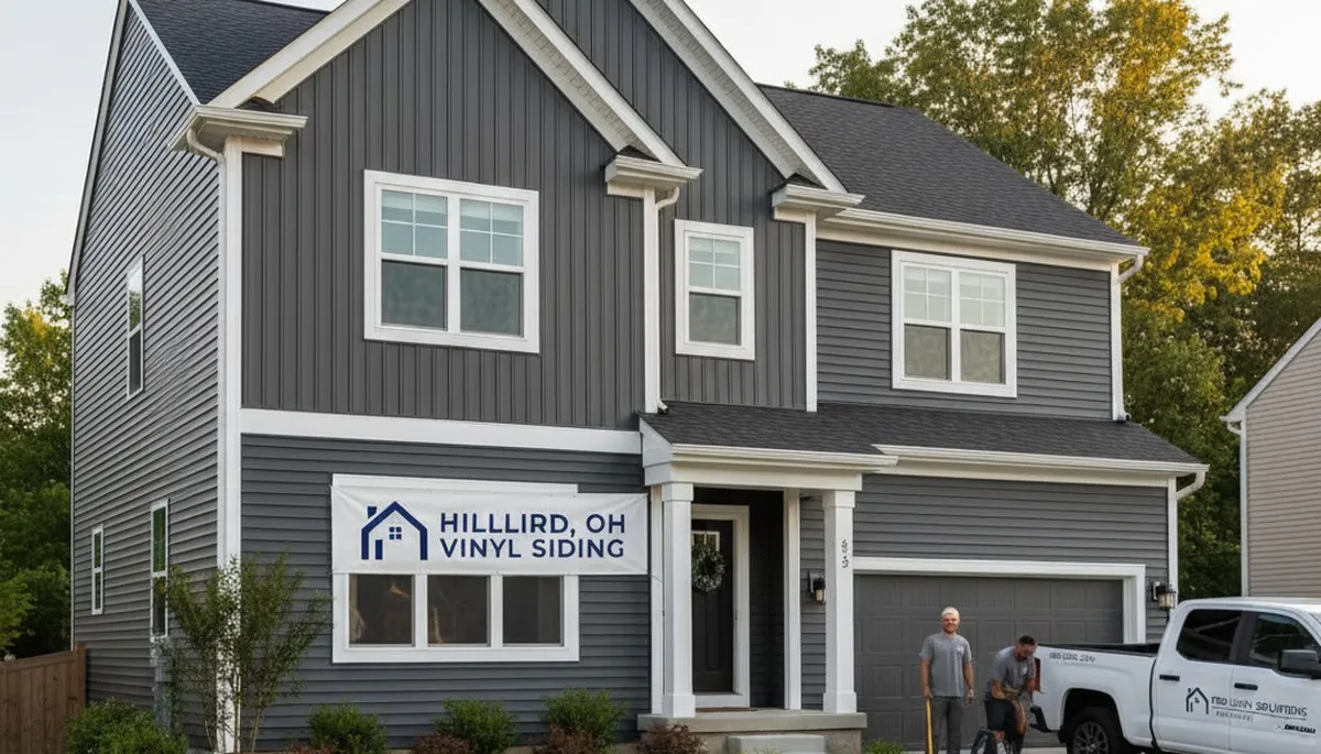 Professional vinyl siding installation on home exterior in Columbus, Ohio
